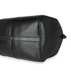 Louis Vuitton Louis Vuitton Black Epi Leather Keepall 50