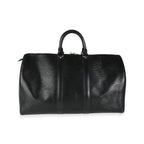 Louis Vuitton Louis Vuitton Black Epi Leather Keepall 50
