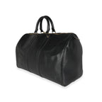 Louis Vuitton Louis Vuitton Black Epi Leather Keepall 50