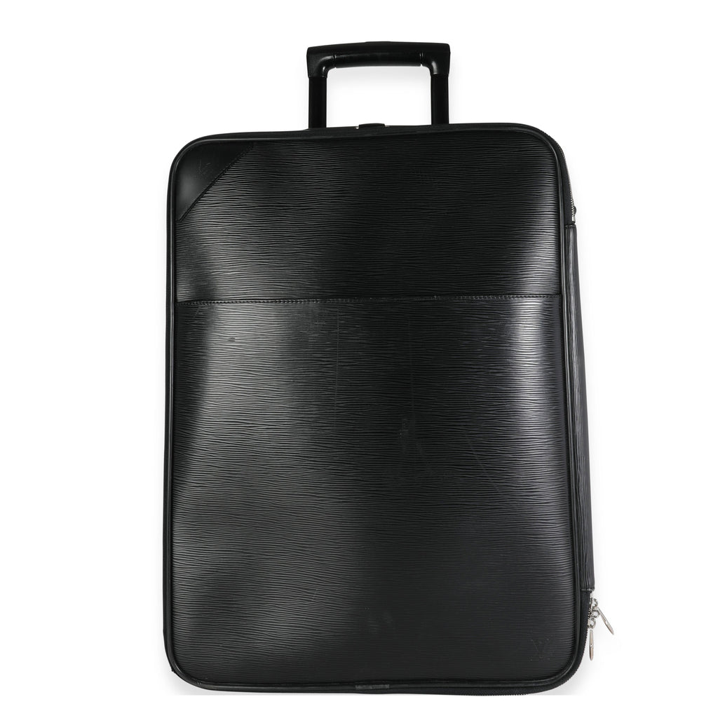 Louis Vuitton Louis Vuitton Black Epi Leather Pégase 50 Suitcase