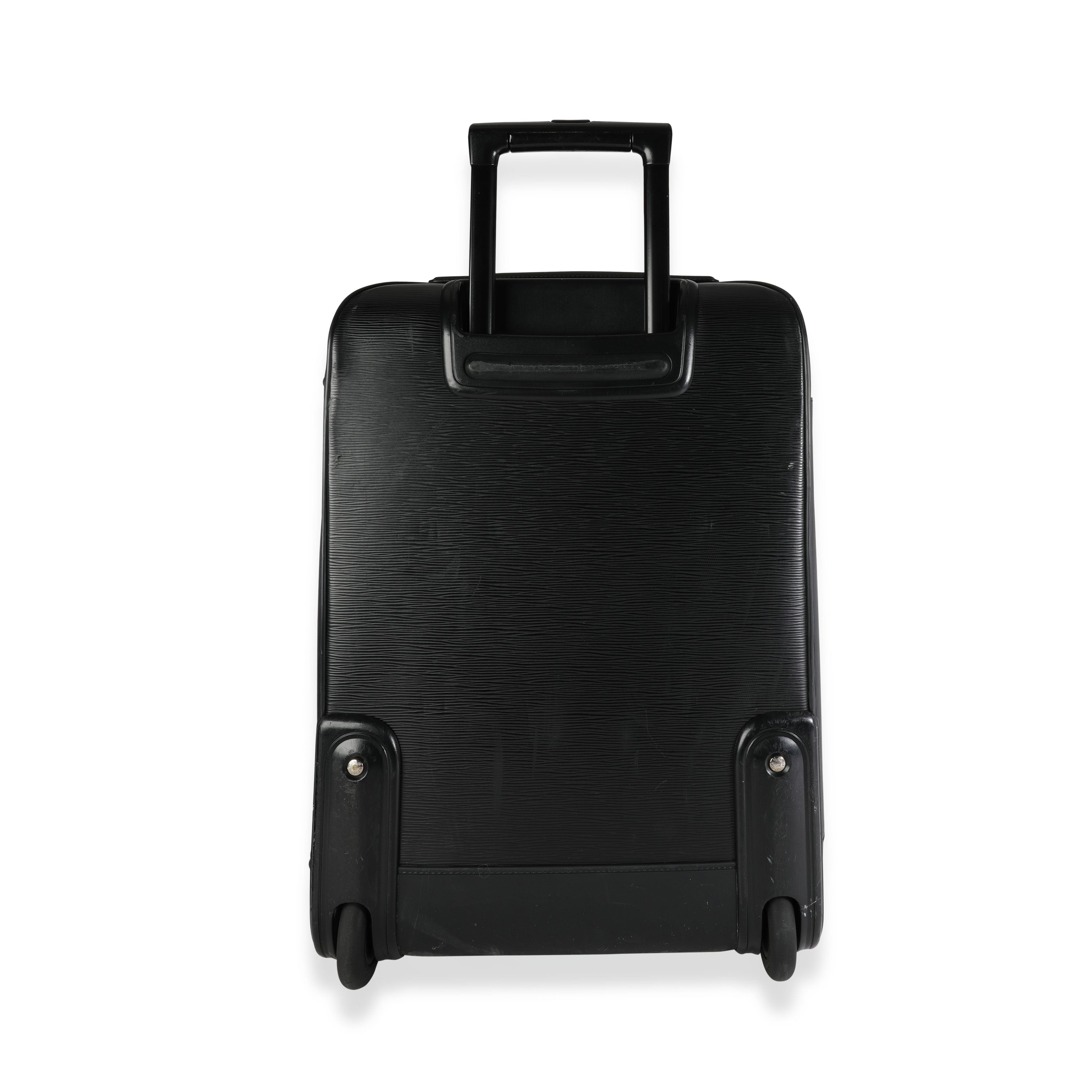 Louis Vuitton Louis Vuitton Black Epi Leather Pégase 50 Suitcase