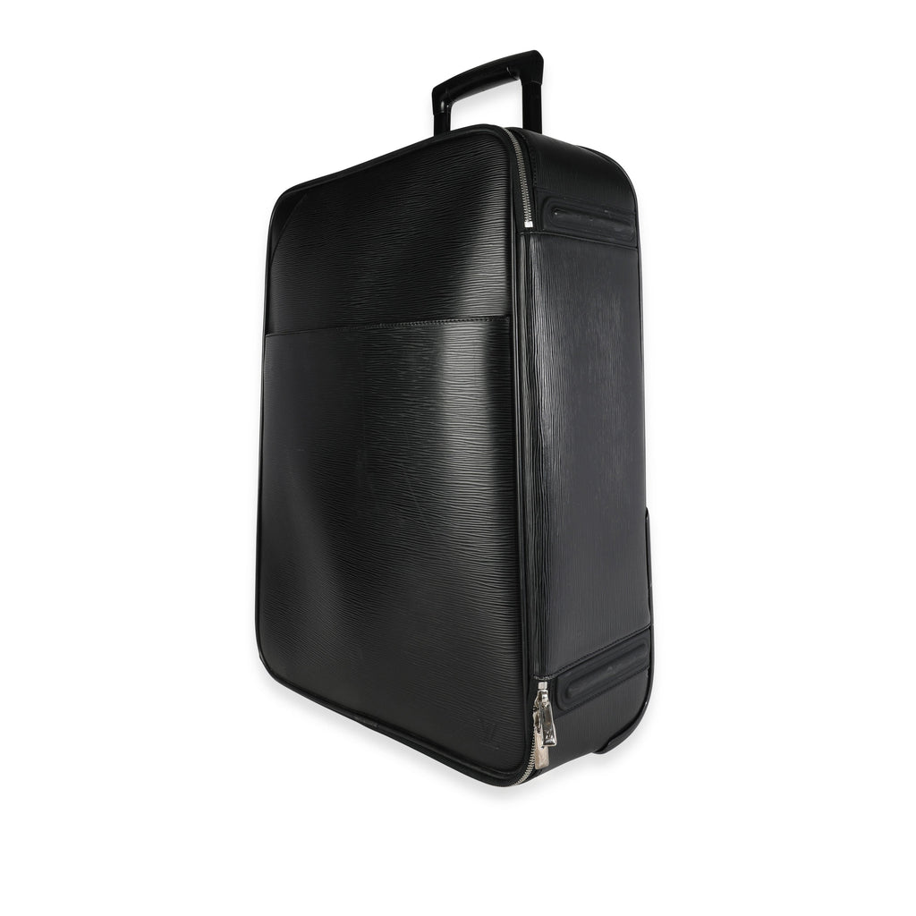 Louis Vuitton Louis Vuitton Black Epi Leather Pégase 50 Suitcase