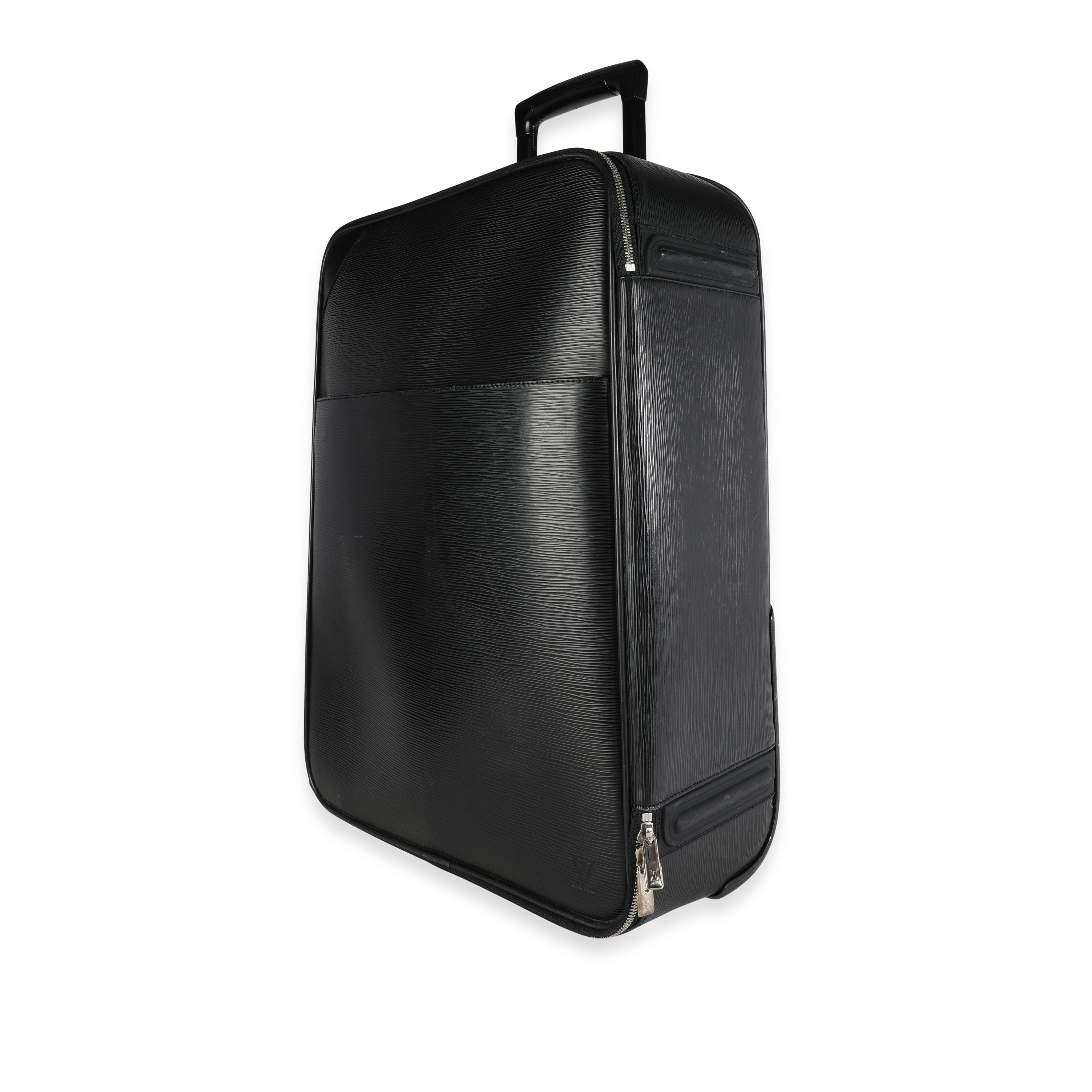 Louis Vuitton Louis Vuitton Black Epi Leather Pégase 50 Suitcase