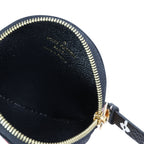 Louis Vuitton Cream & Red Monogram Giant Crafty Round Coin Purse
