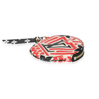 Louis Vuitton Cream & Red Monogram Giant Crafty Round Coin Purse