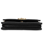 Chanel Black Quilted Lambskin Chanel 19 Mini Coin Purse With Chain