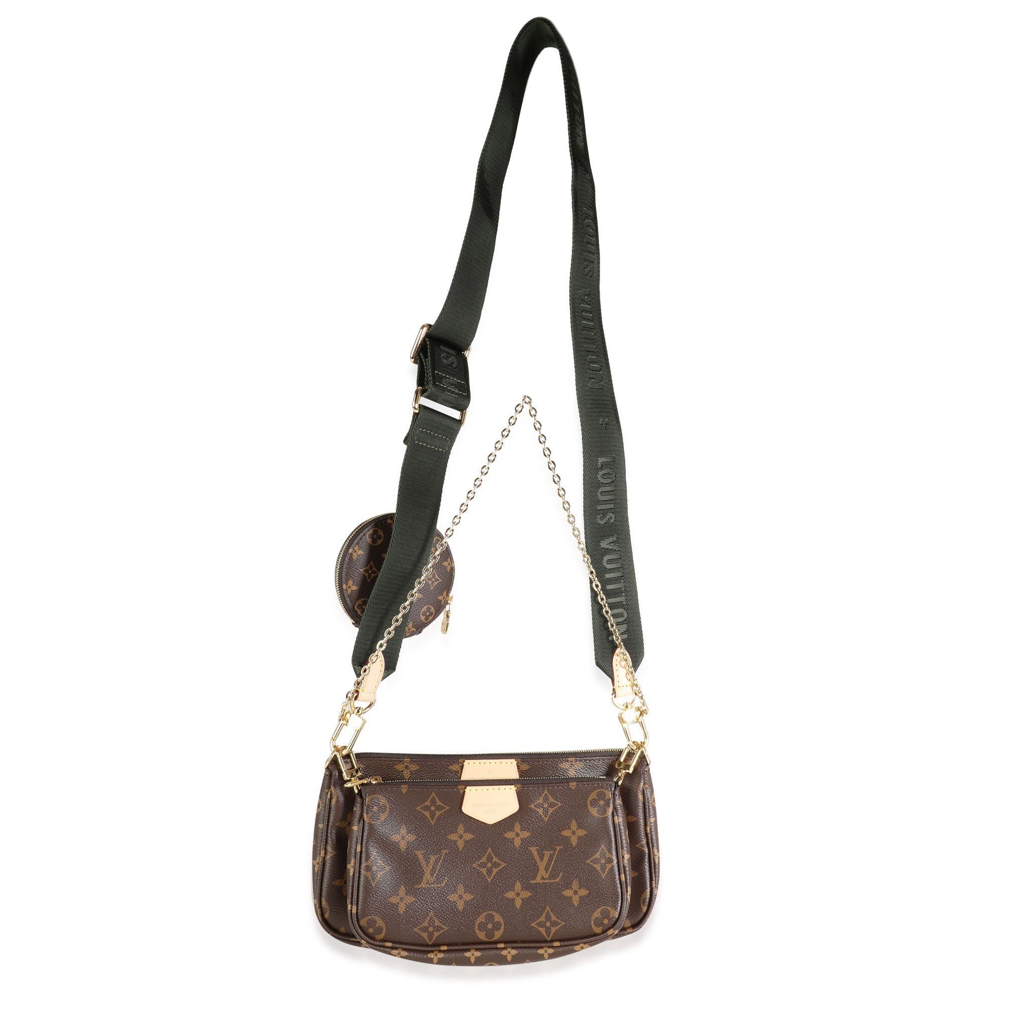 Louis Vuitton Louis Vuitton Monogram Canvas & Khaki Multi-Pochette Accessoires