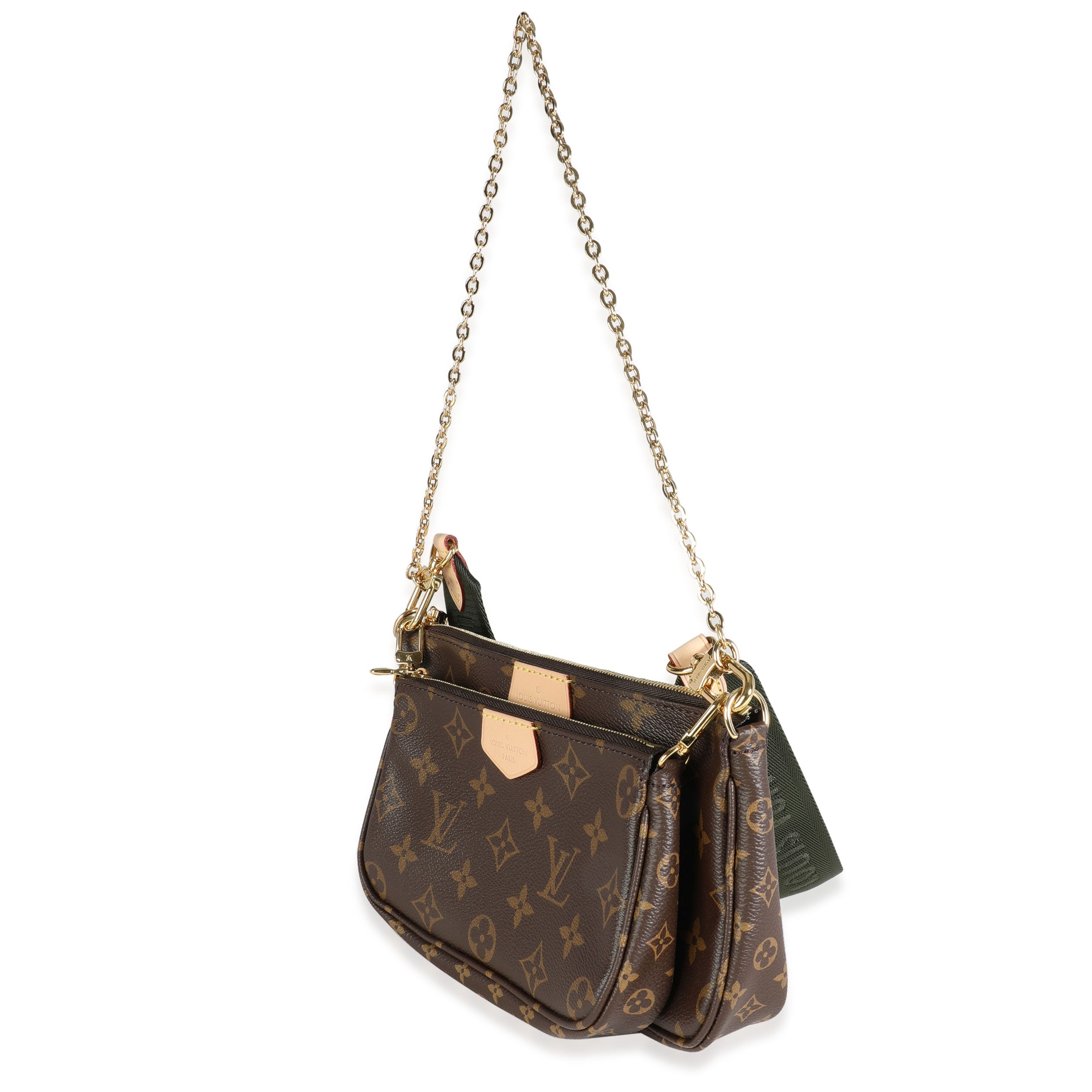 Louis Vuitton Louis Vuitton Monogram Canvas & Khaki Multi-Pochette Accessoires