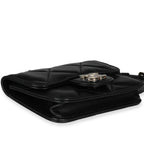 Chanel Black Quilted Lambskin Elegant Chain Mini  Belt Bag