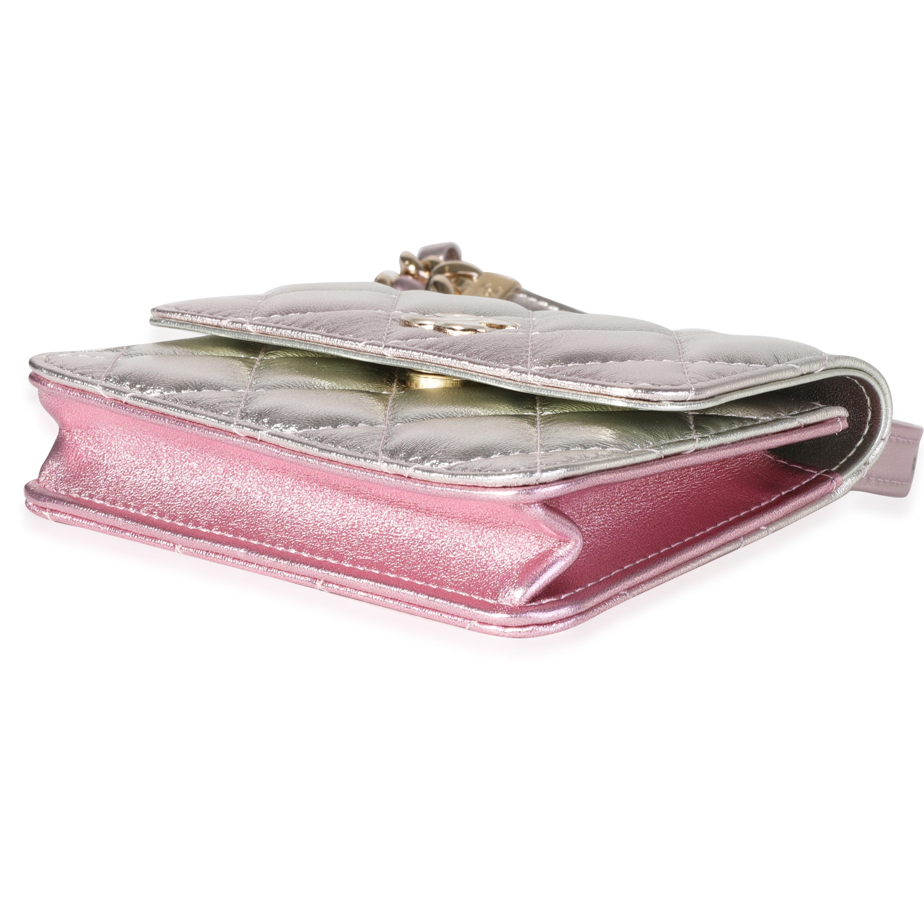 Chanel Metallic Ombre Quilted Lambskin Belt Bag