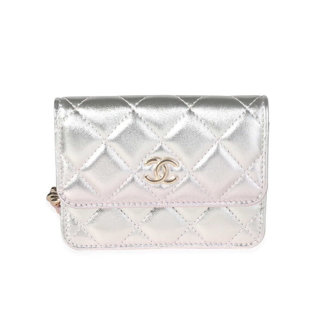 Chanel Metallic Ombre Quilted Lambskin Belt Bag