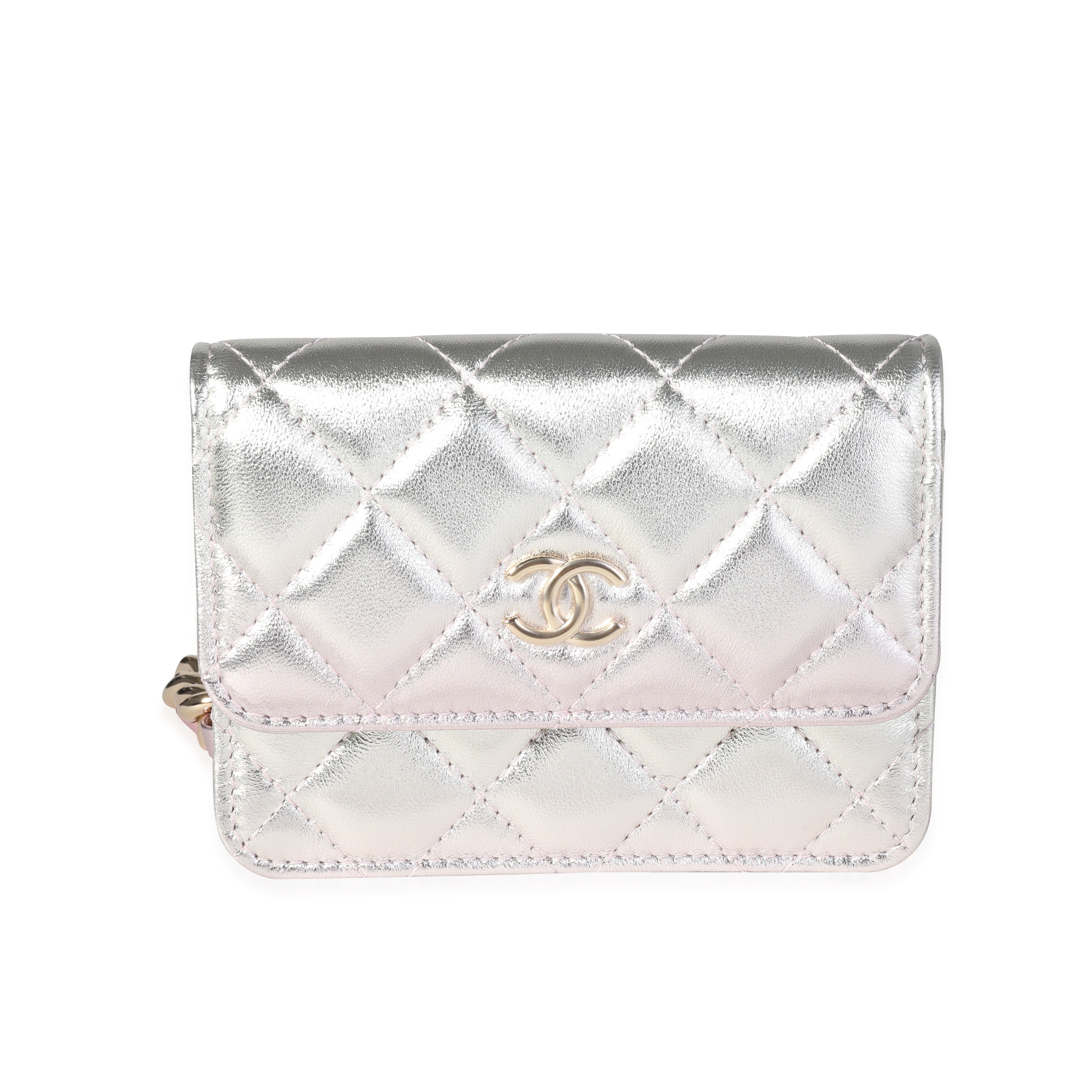 Chanel Metallic Ombre Quilted Lambskin Belt Bag