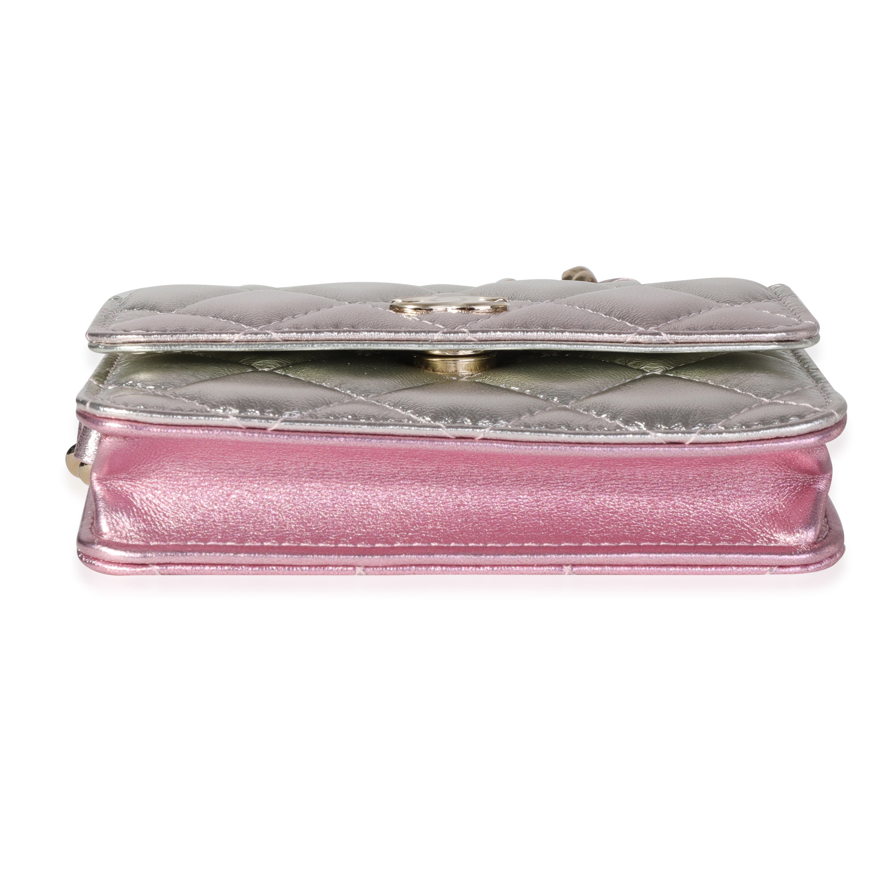 Chanel Metallic Ombre Quilted Lambskin Belt Bag