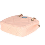 Chanel Pink Quilted Lambskin Tiny Shopping Bag