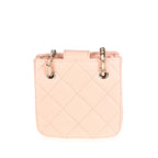 Chanel Pink Quilted Lambskin Tiny Shopping Bag