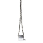 Chanel Metallic Lambskin Quilted Coco Punk Clutch With Chain