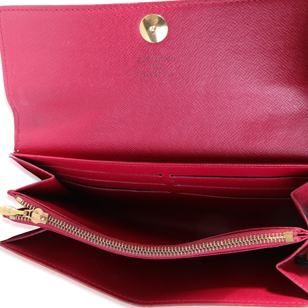 Louis Vuitton Louis Vuitton x Takashi Murakami White Monogram Multicolore Canvas Sarah Wallet