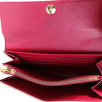 Louis Vuitton Louis Vuitton x Takashi Murakami White Monogram Multicolore Canvas Sarah Wallet