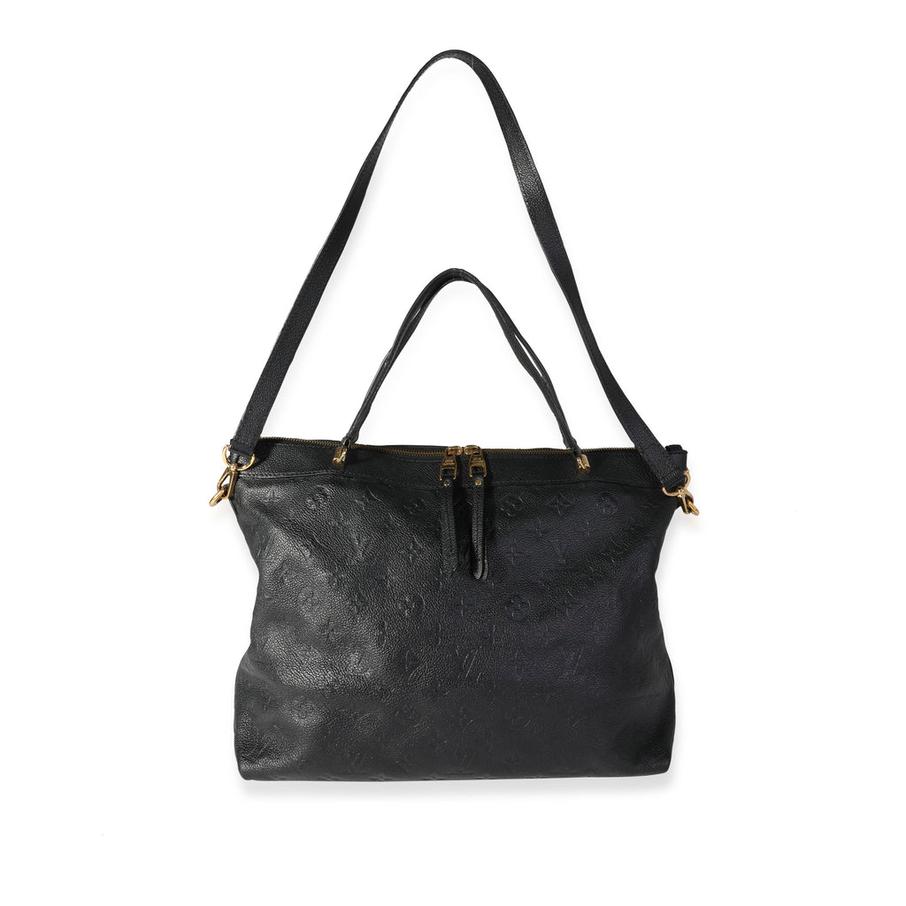 Louis Vuitton Louis Vuitton Black Monogram Empreinte Leather Bastille MM