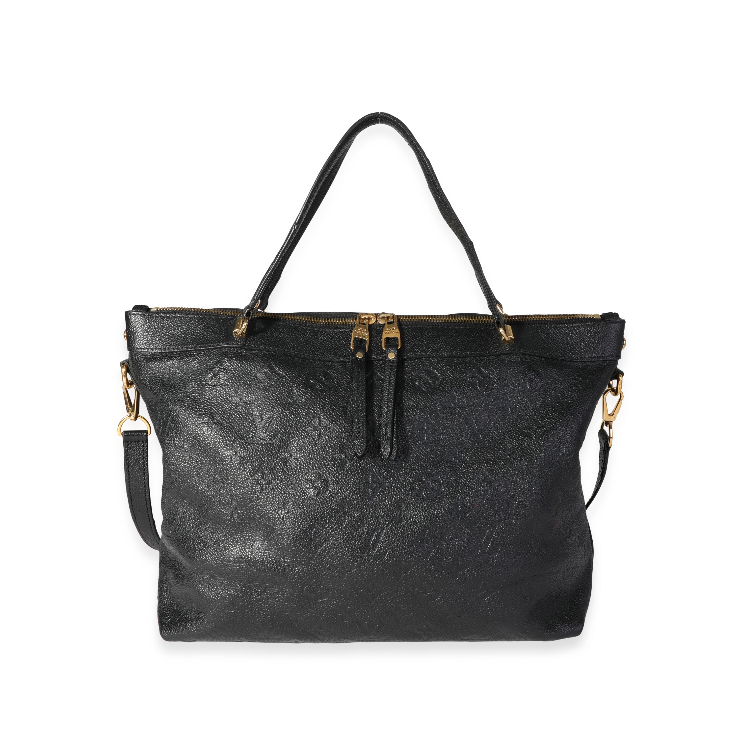 Louis Vuitton Louis Vuitton Black Monogram Empreinte Leather Bastille MM