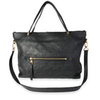 Louis Vuitton Louis Vuitton Black Monogram Empreinte Leather Bastille MM