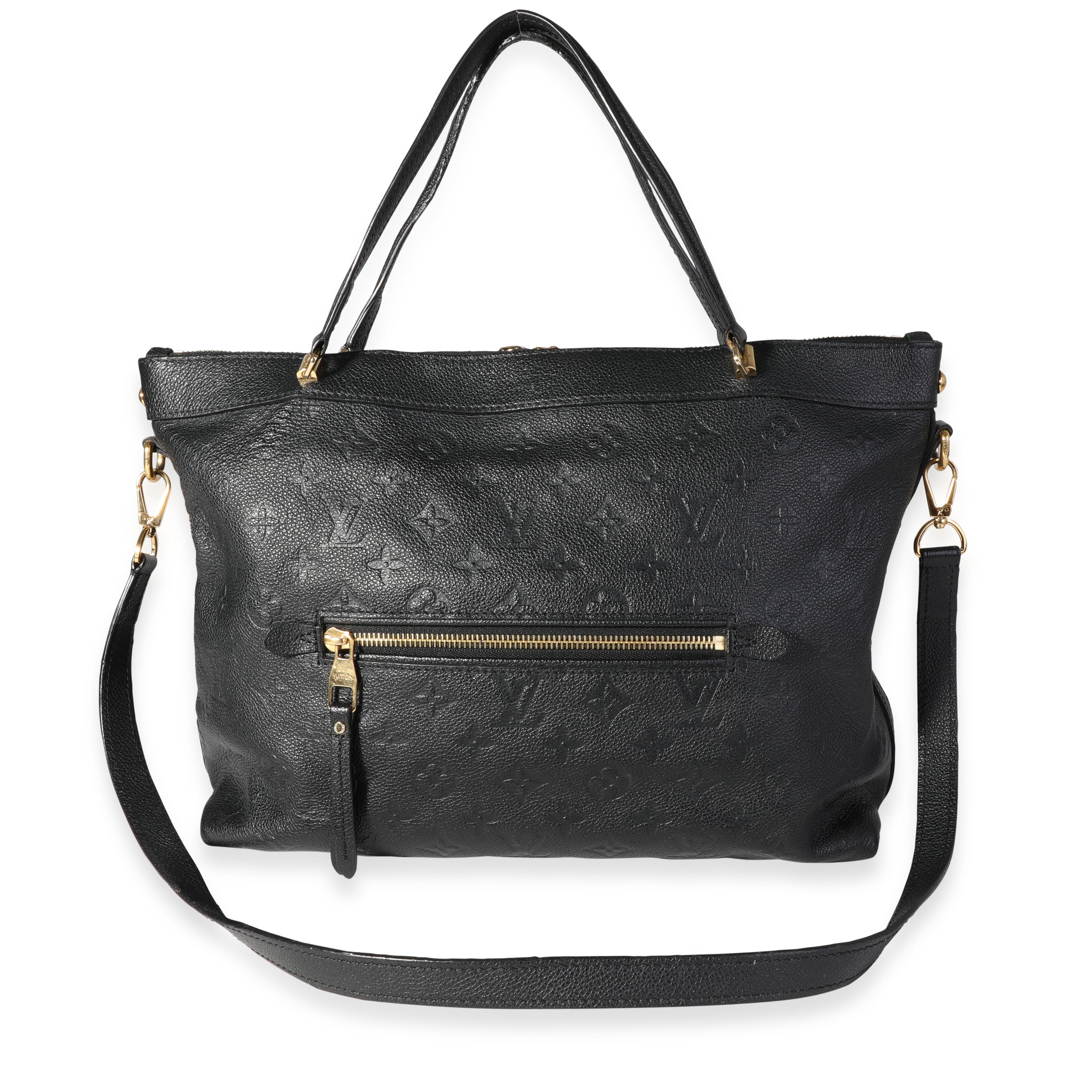 Louis Vuitton Louis Vuitton Black Monogram Empreinte Leather Bastille MM