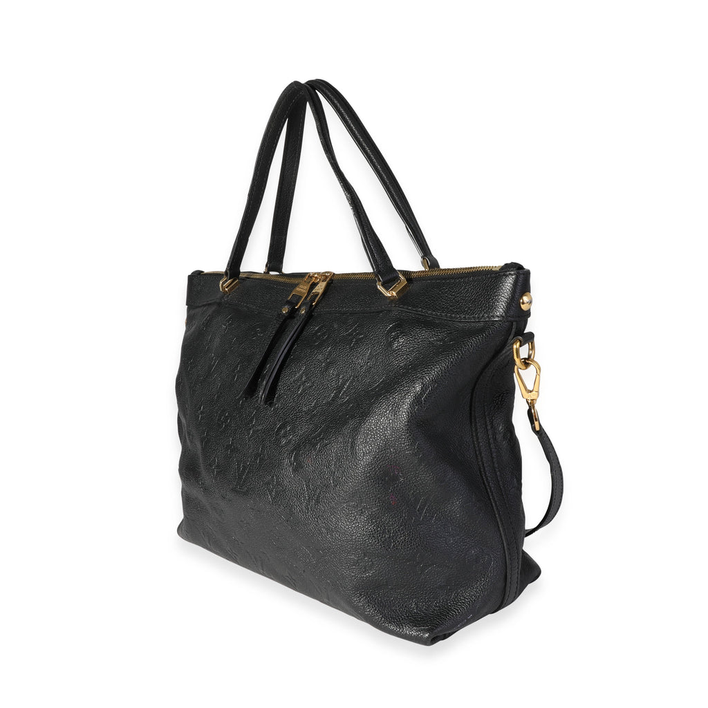Louis Vuitton Louis Vuitton Black Monogram Empreinte Leather Bastille MM