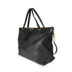 Louis Vuitton Louis Vuitton Black Monogram Empreinte Leather Bastille MM