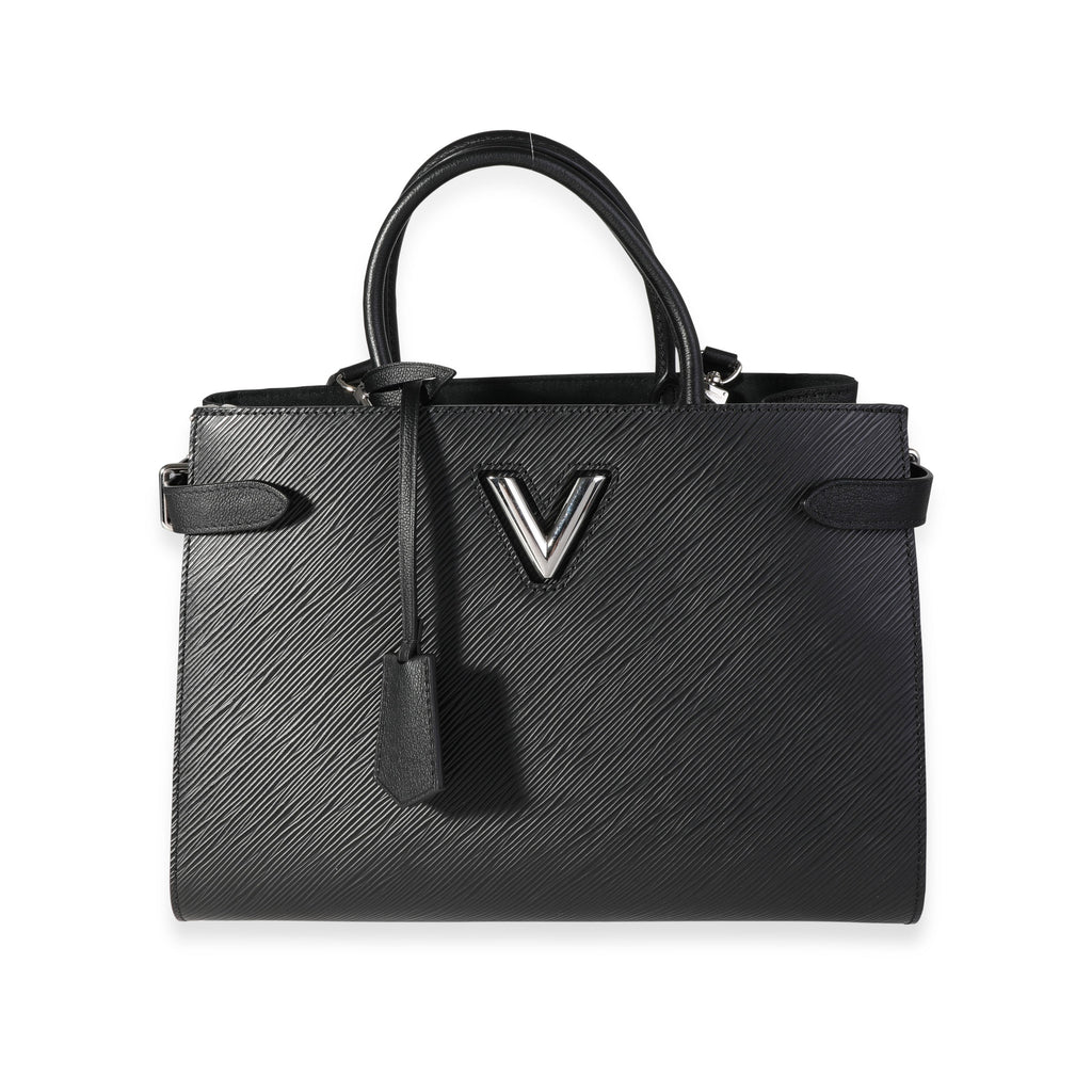 Louis Vuitton Louis Vuitton Black Epi Leather Twist Tote