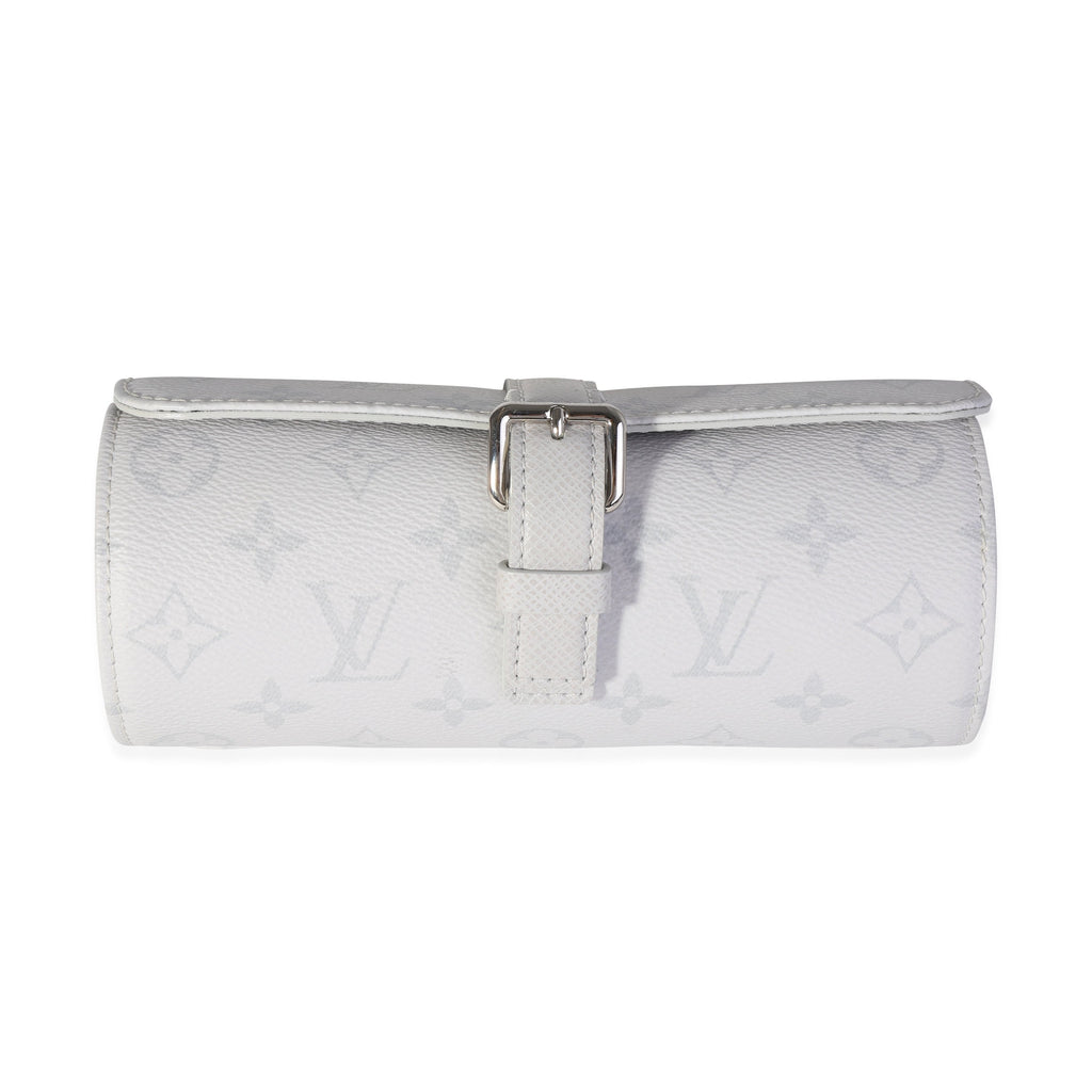 Louis Vuitton Louis Vuitton Grey Monogram Canvas 3 Watch Case