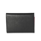 Louis Vuitton Louis Vuitton Black & Pink Taurillon Leather Capucines Compact Wallet