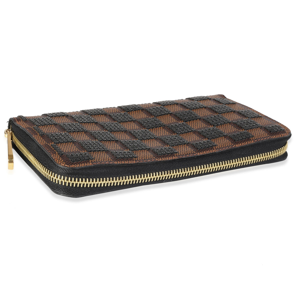 Louis Vuitton Louis Vuitton Damier Ebene Paillettes Zippy Wallet