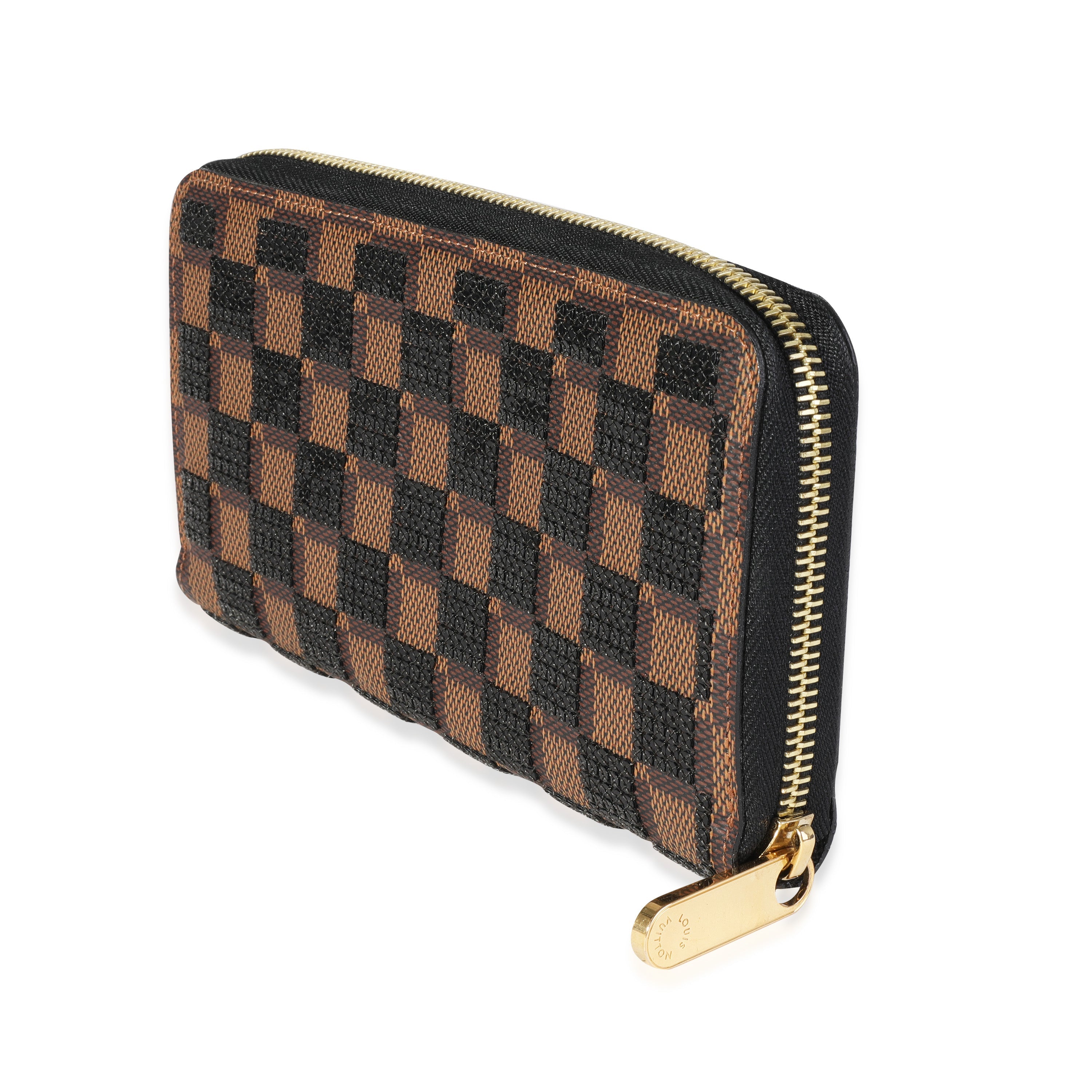 Louis Vuitton Louis Vuitton Damier Ebene Paillettes Zippy Wallet