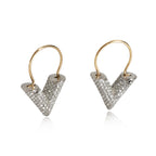 Louis Vuitton Louis Vuitton Essential V Crystal Pave Earrings