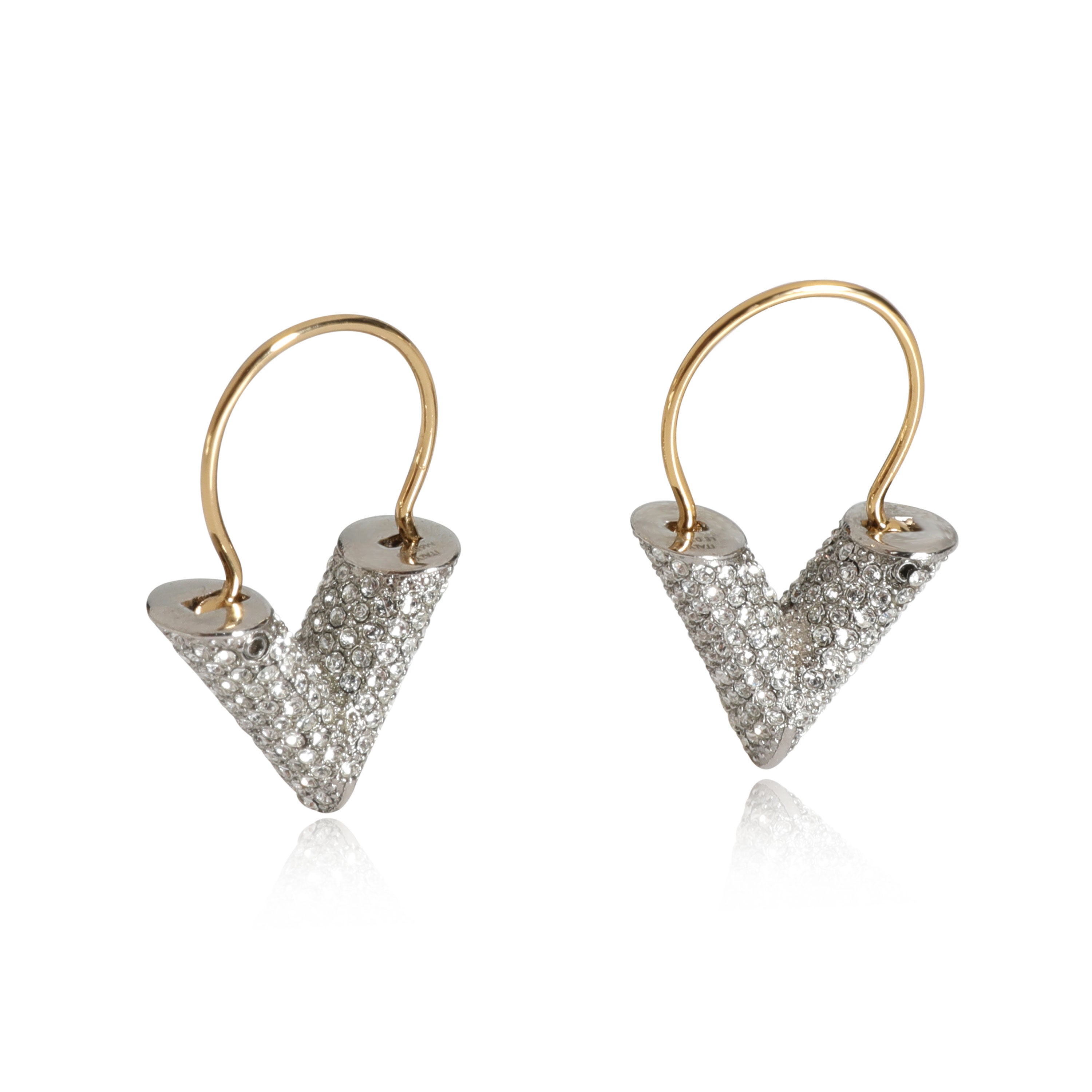 Louis Vuitton Louis Vuitton Essential V Crystal Pave Earrings