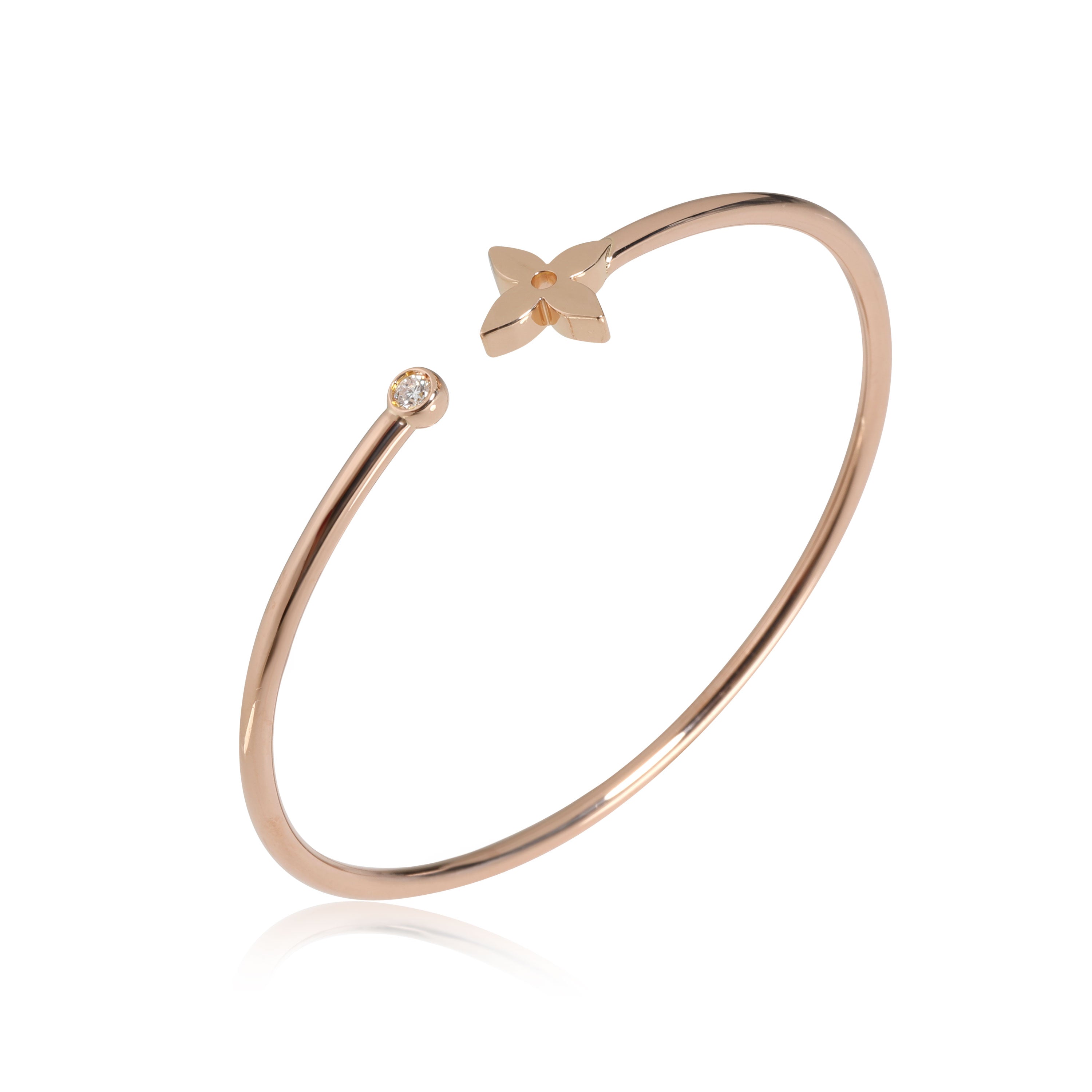 Louis Vuitton Louis Vuitton Idylle Blossom Twist Diamond Cuff in 18k Pink Gold 0.06 Ctw
