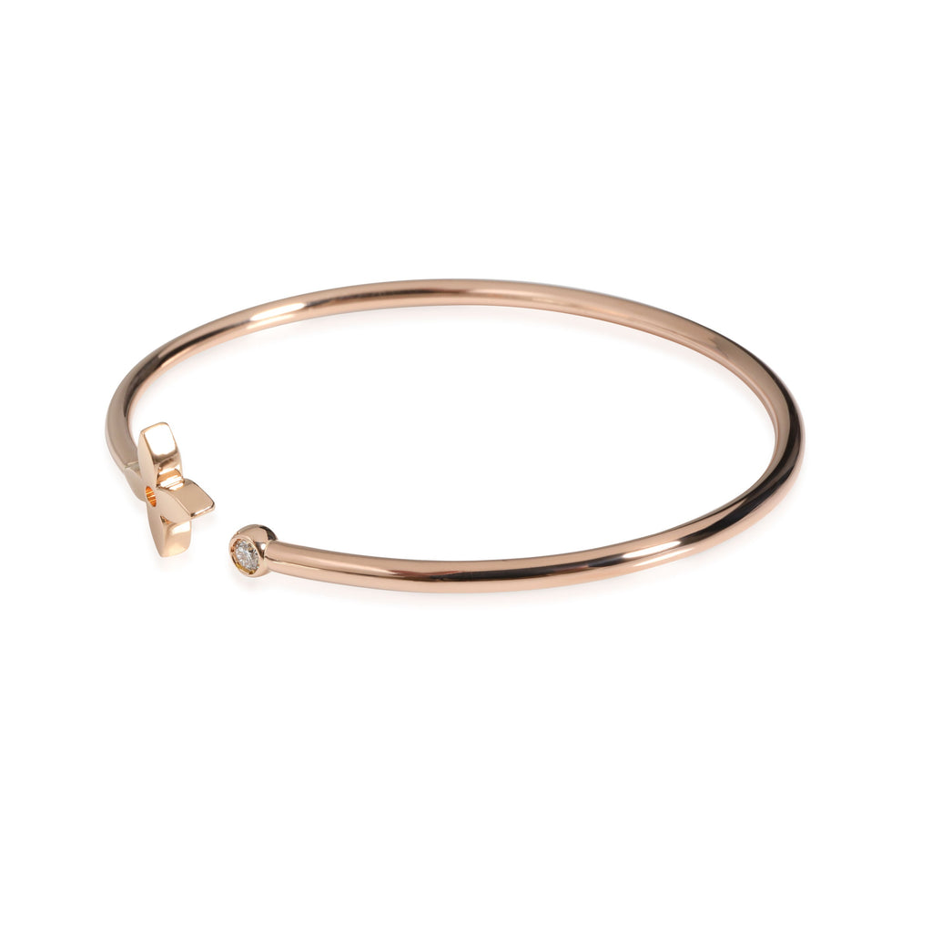 Louis Vuitton Louis Vuitton Idylle Blossom Twist Diamond Cuff in 18k Pink Gold 0.06 Ctw