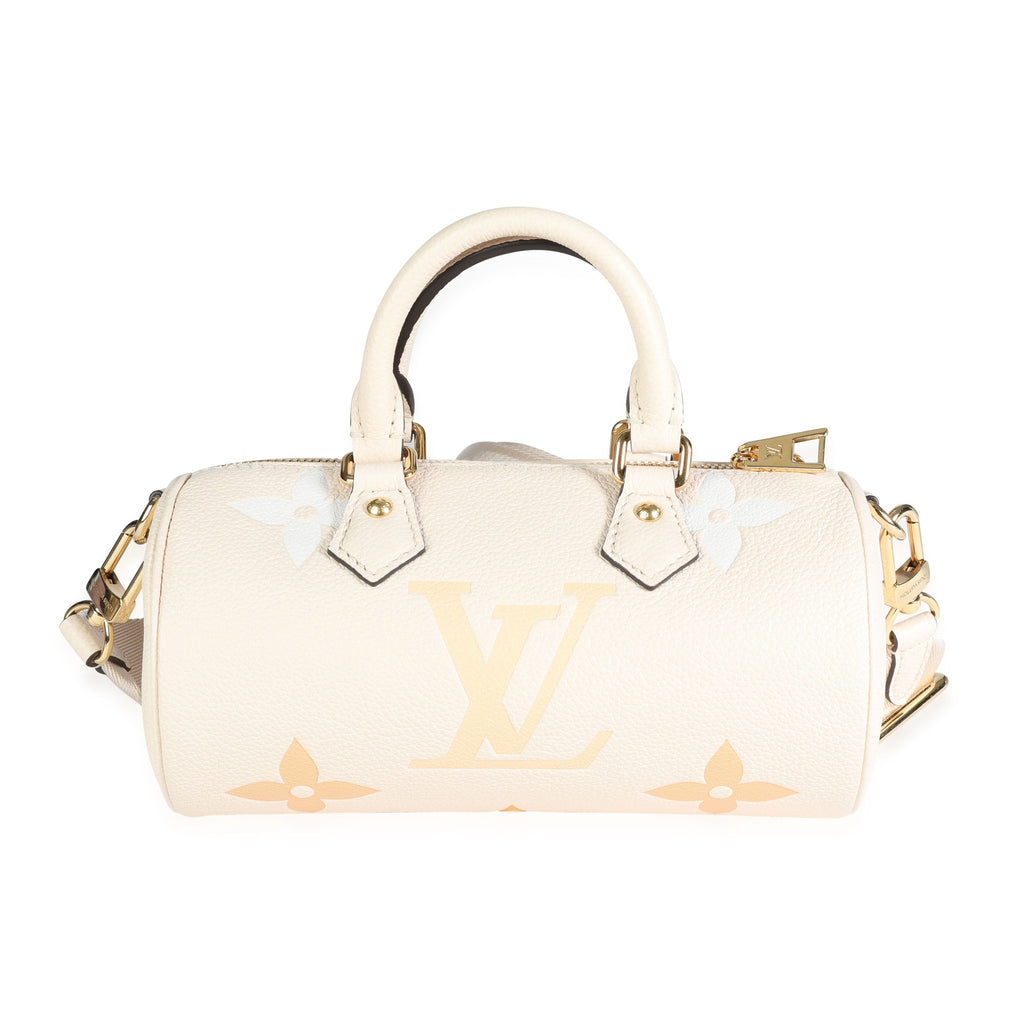 Louis Vuitton Louis Vuitton Cream & Saffron Monogram Empreinte Giant By the Pool Papillon BB