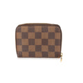 Louis Vuitton Louis Vuitton Damier Ebene Canvas Zippy Coin Purse