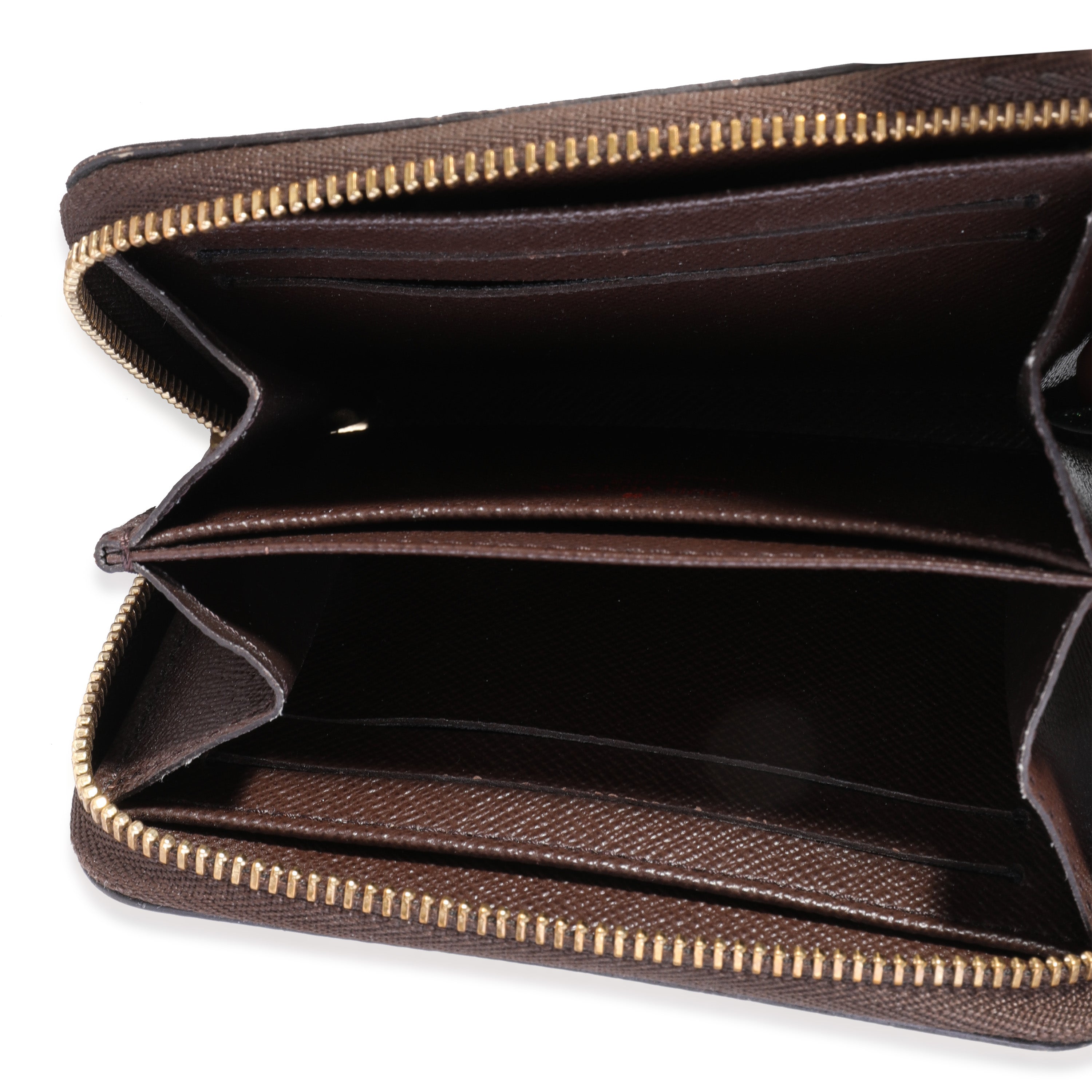 Louis Vuitton Louis Vuitton Damier Ebene Canvas Zippy Coin Purse