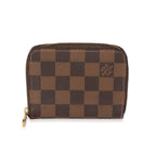 Louis Vuitton Louis Vuitton Damier Ebene Canvas Zippy Coin Purse