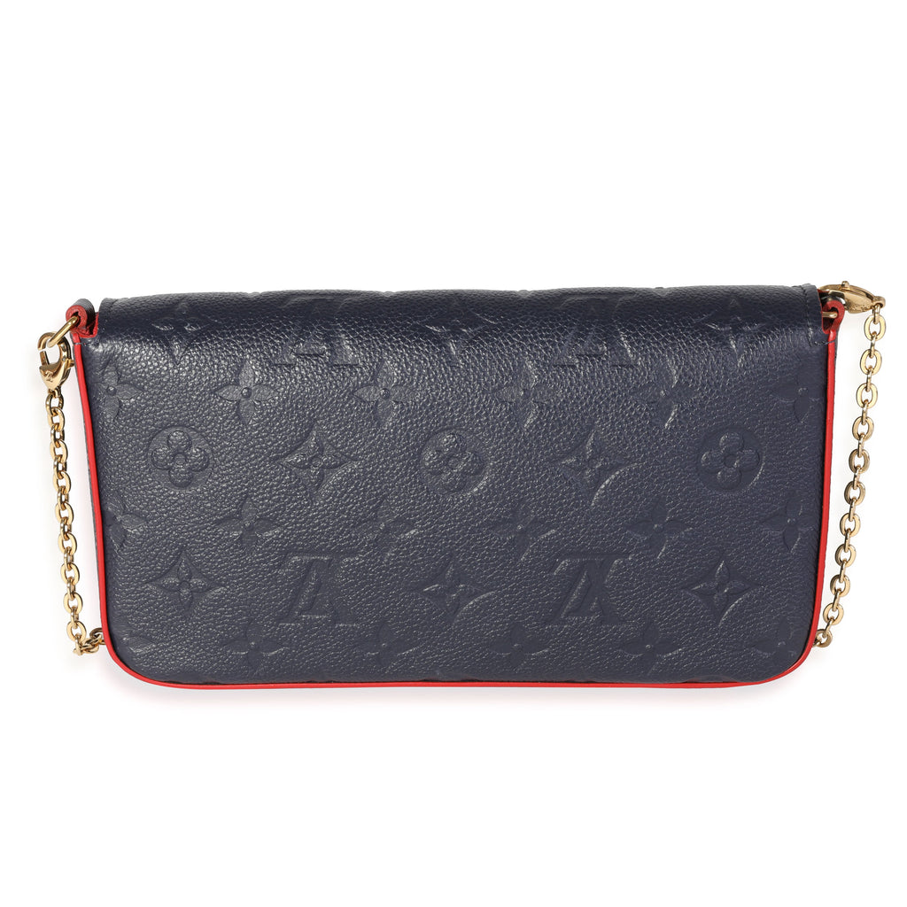 Louis Vuitton Louis Vuitton Marine Rouge Monogram Empreinte Leather Félicie Pochette