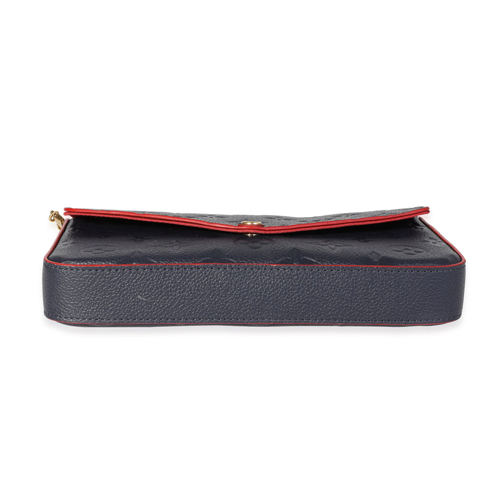 Louis Vuitton Louis Vuitton Marine Rouge Monogram Empreinte Leather Félicie Pochette