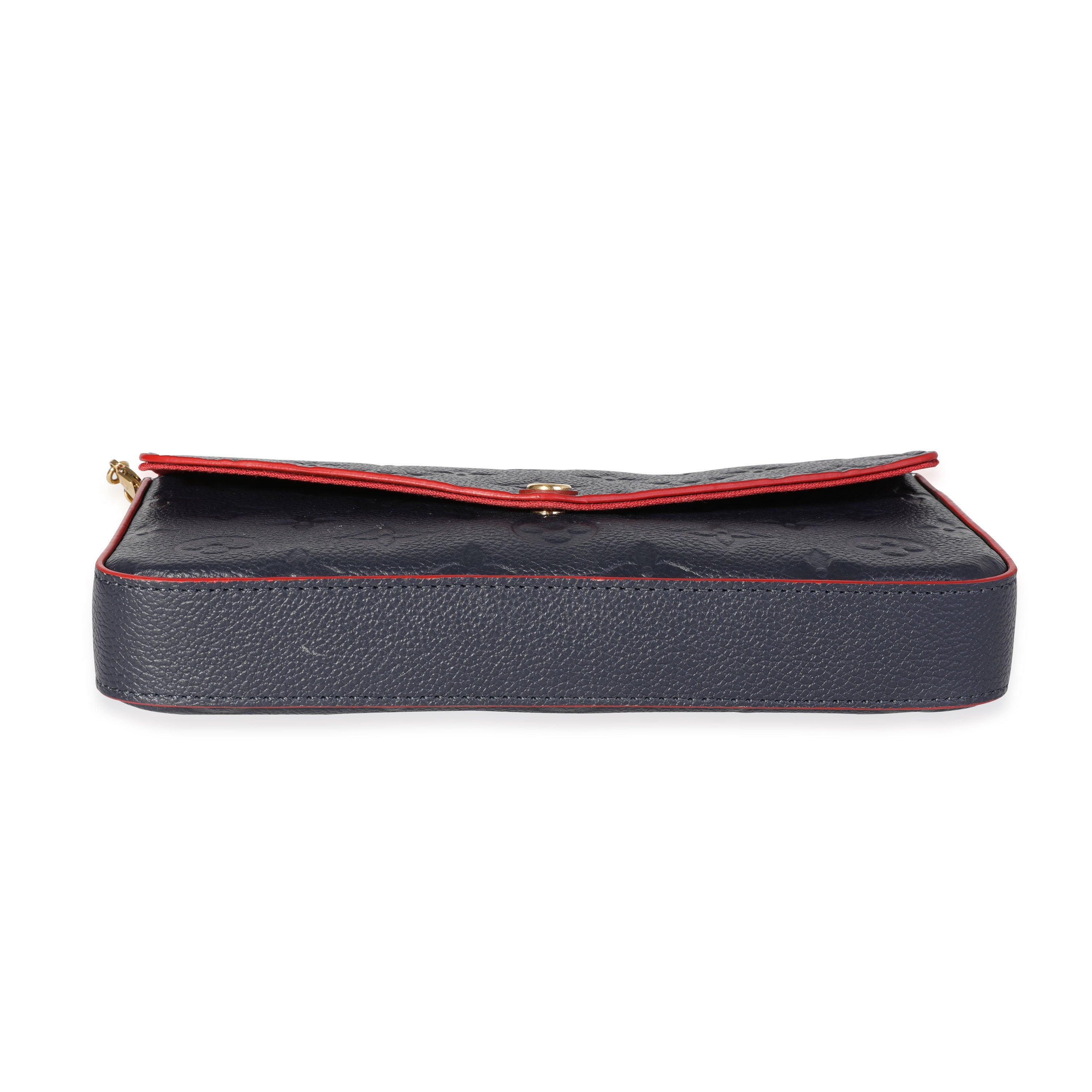 Louis Vuitton Louis Vuitton Marine Rouge Monogram Empreinte Leather Félicie Pochette