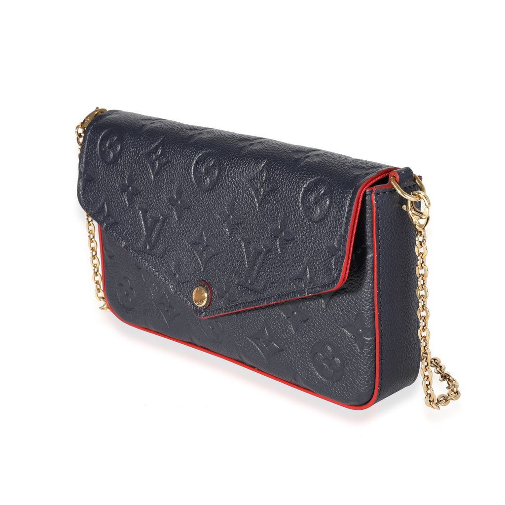 Louis Vuitton Louis Vuitton Marine Rouge Monogram Empreinte Leather Félicie Pochette