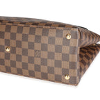 Louis Vuitton Louis Vuitton Black Taurillon Leather & Damier Ebene Canvas LV Riverside Tote