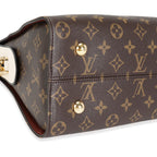 Louis Vuitton Louis Vuitton Monogram Canvas & Cream Leather Tuileries Satchel