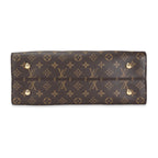 Louis Vuitton Louis Vuitton Monogram Canvas & Cream Leather Tuileries Satchel