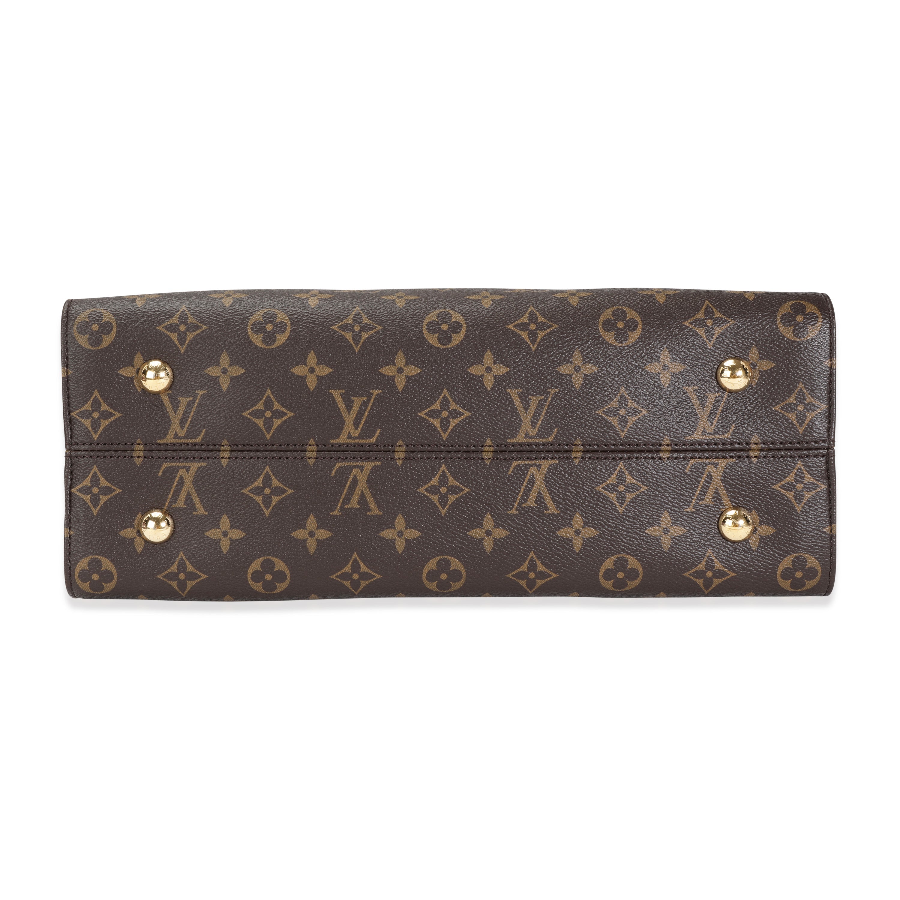 Louis Vuitton Louis Vuitton Monogram Canvas & Cream Leather Tuileries Satchel