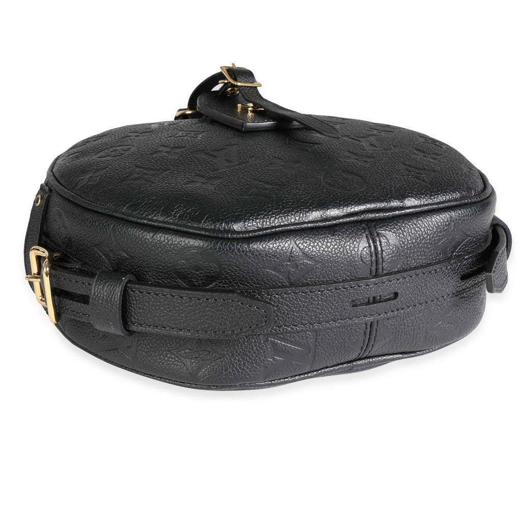 Louis Vuitton Louis Vuitton Black Empreinte Leather Boite Chapeau Souple MM